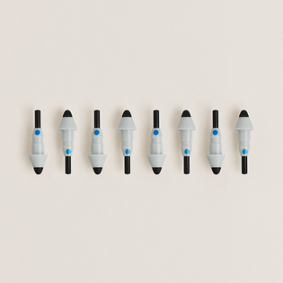 Smooth Replacement Tips for Montblanc Digital Pen, Grey