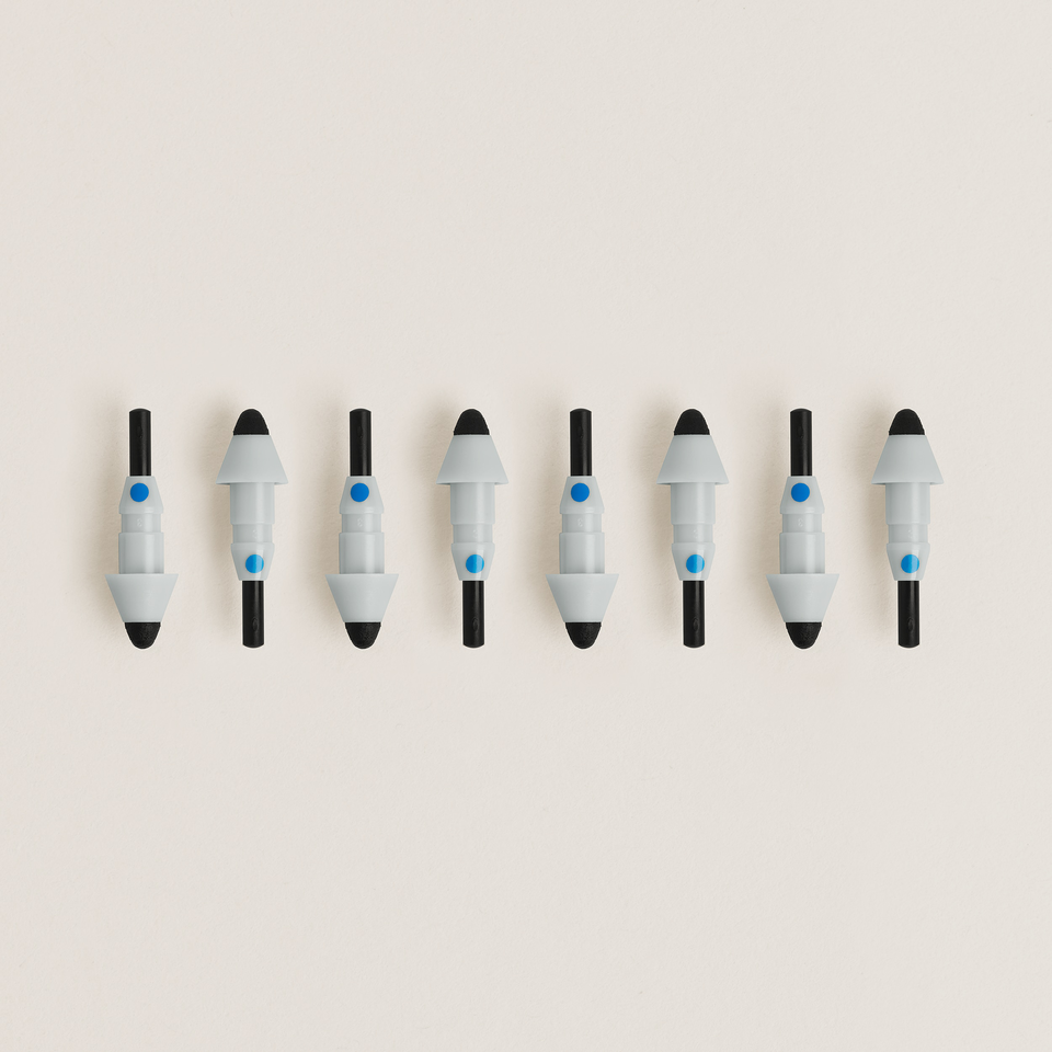 Smooth Replacement Tips for Montblanc Digital Pen, Grey - 2
