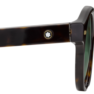 Round Sunglasses with Havana Coloured Acetate Frame