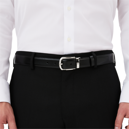Horseshoe 30&nbsp;mm Reversible Belt in Leather
