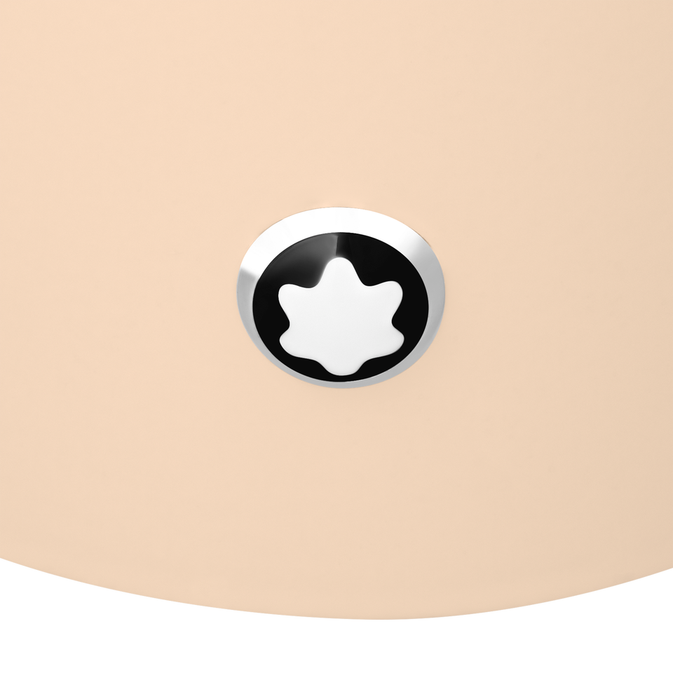 Round Pen Holder in Ivory Lacquered Wood  - 3