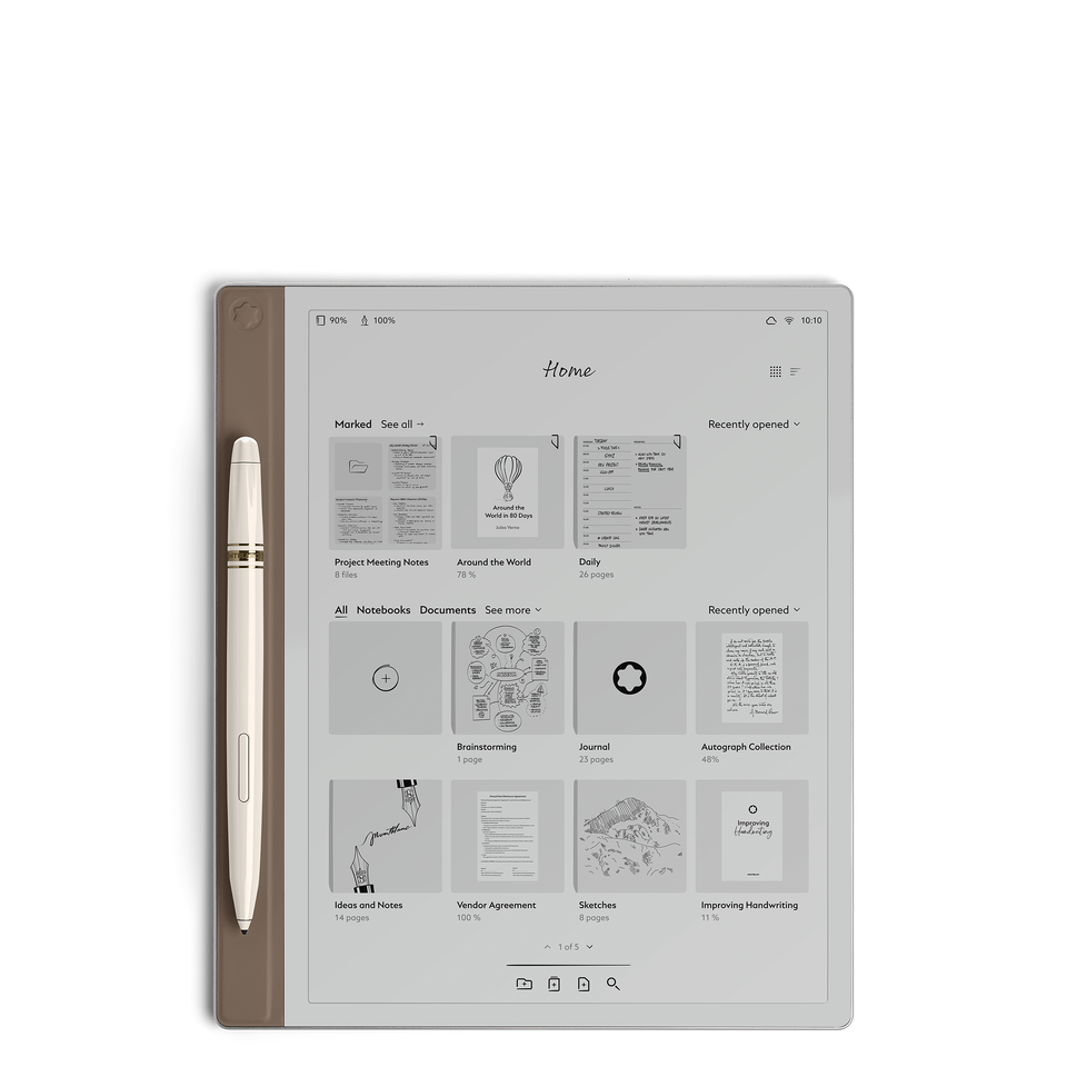 Montblanc Digital Paper, Elixir Gold - 1