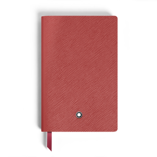 Small Notebook, Saffiano Leather, Red &ndash; Blank Pages