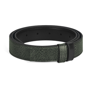 Tweed khaki Sartorial/black Meisterst&uuml;ck 30mm reversible leather strap