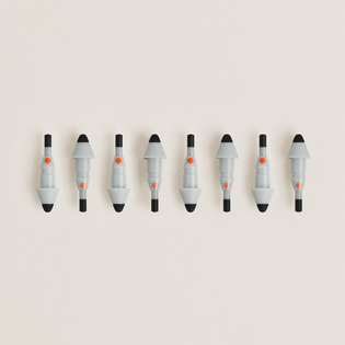 Matte Replacement Tips for Montblanc Digital Pen, Grey