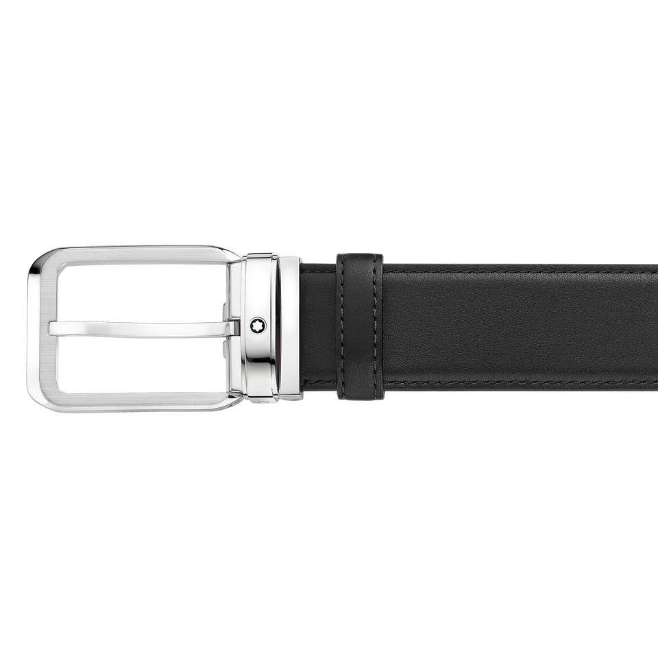 Rectangular 35&nbsp;mm Belt in Leather - 2