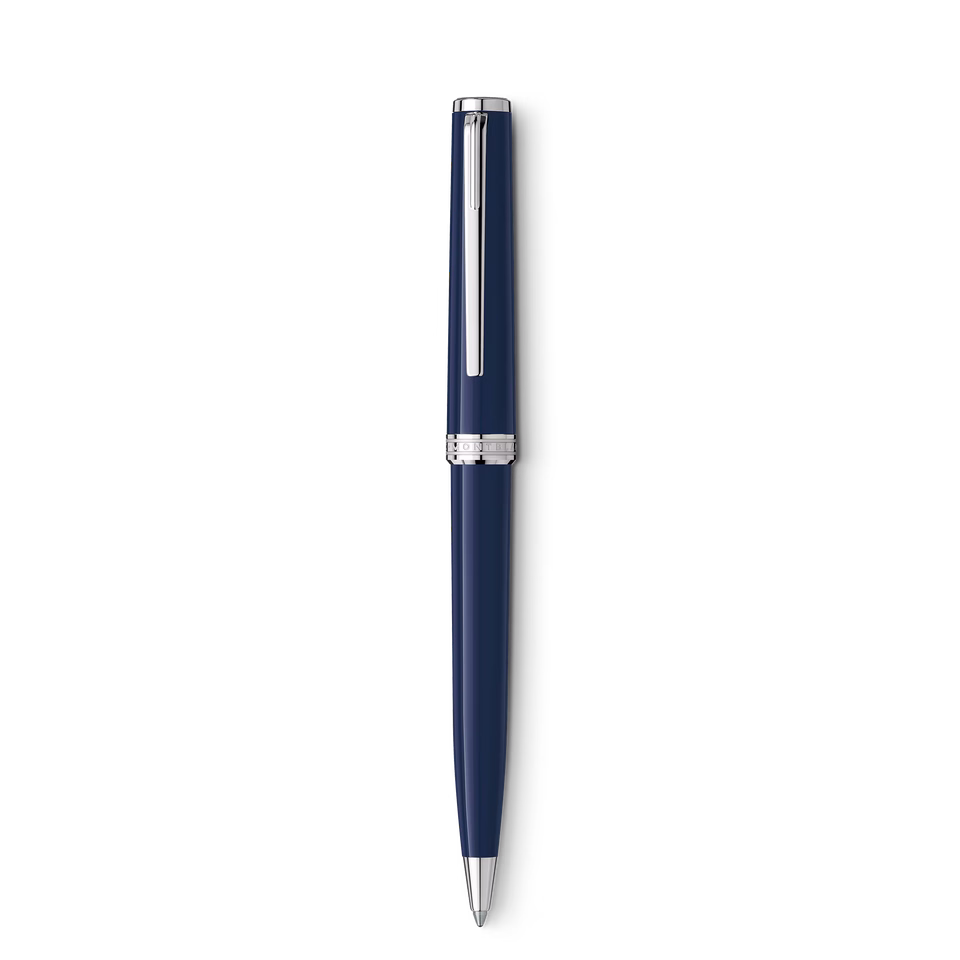 PIX Blue Ballpoint Pen with card holder - 1