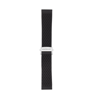 Black Rubber Sport Strap