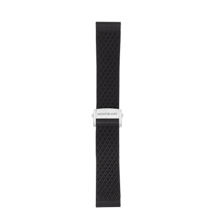 Black Rubber Sport Strap
