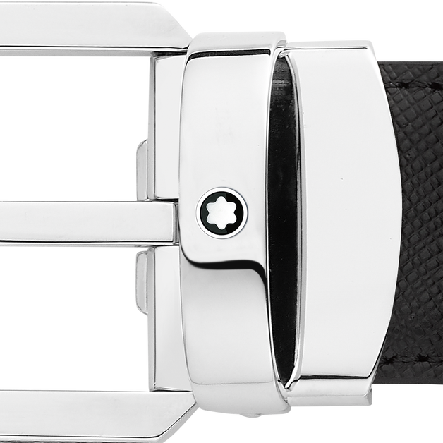 Rectangular 30&nbsp;mm Reversible Belt in Leather - 4