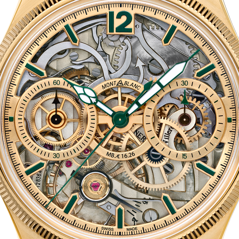 Montblanc 1858 The Unveiled Secret Minerva Monopusher Chronograph Limited Edition - 18 pieces - 6