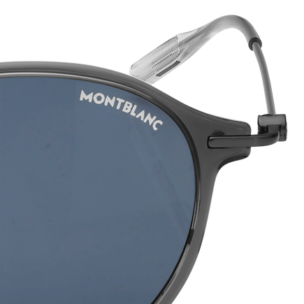Round Sunglasses with Grey Coloured Injected Frame