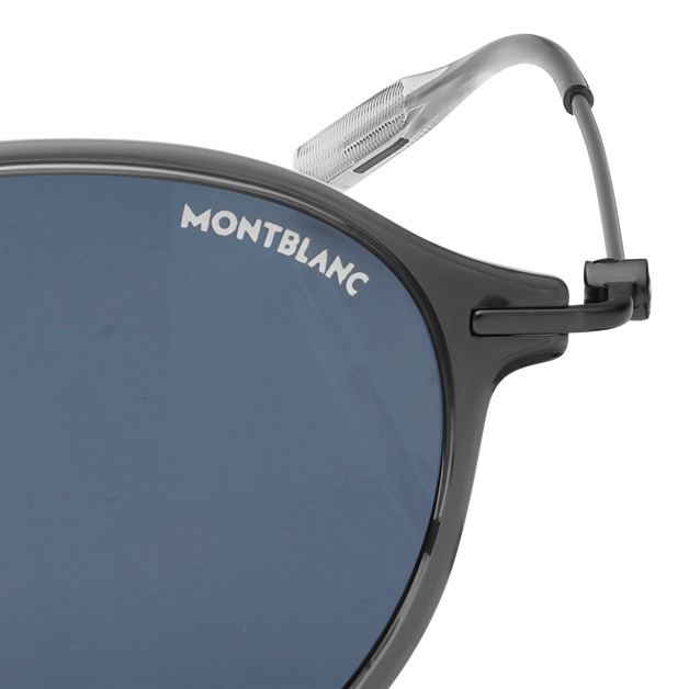 Round Sunglasses with Grey Coloured Injected Frame - 3