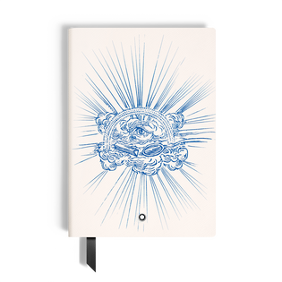 Writers Edition Homage to Johann Wolfgang von Goethe Medium Notebook, White, Lined Pages