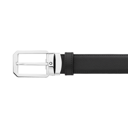 Cintura Reversibile Rettangolare 30 mm in Pelle