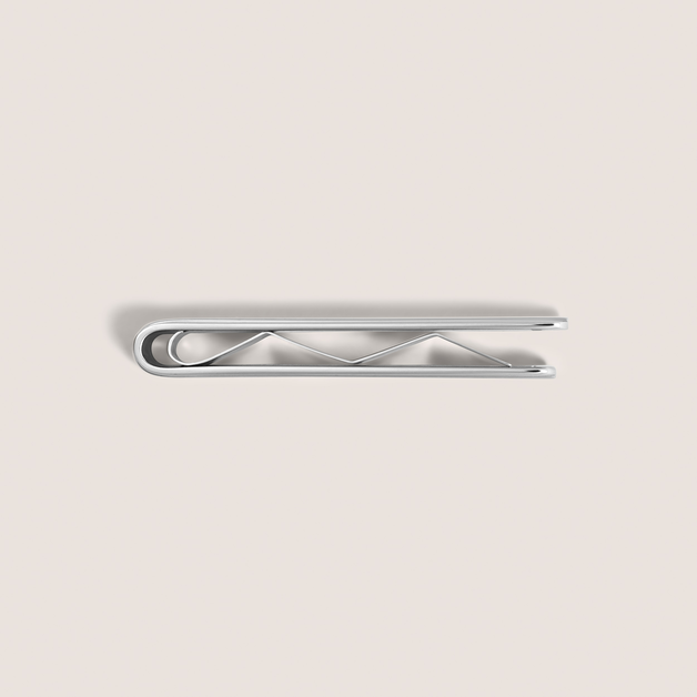 Tie Bar Great Characters Homage to The Great Gatsby in stainless steel - 2