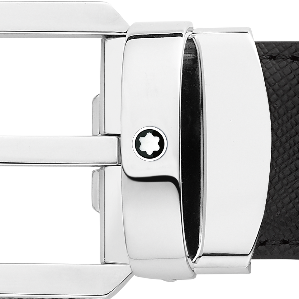 Rectangular 30&nbsp;mm Reversible Belt in Leather - 4