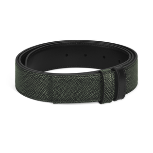 Tweed khaki Sartorial/black Meisterst&uuml;ck 35mm reversible leather strap