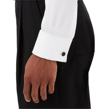 Meisterst&uuml;ck Cufflinks with Carbon-Patterned Inlay