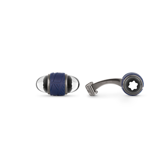 Montblanc StarWalker Cufflinks in Steel and Lacquer