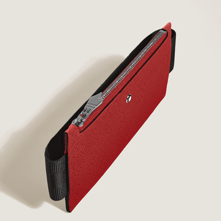 Sartorial 2-Pen Pouch with Zip & Elastic Strap
