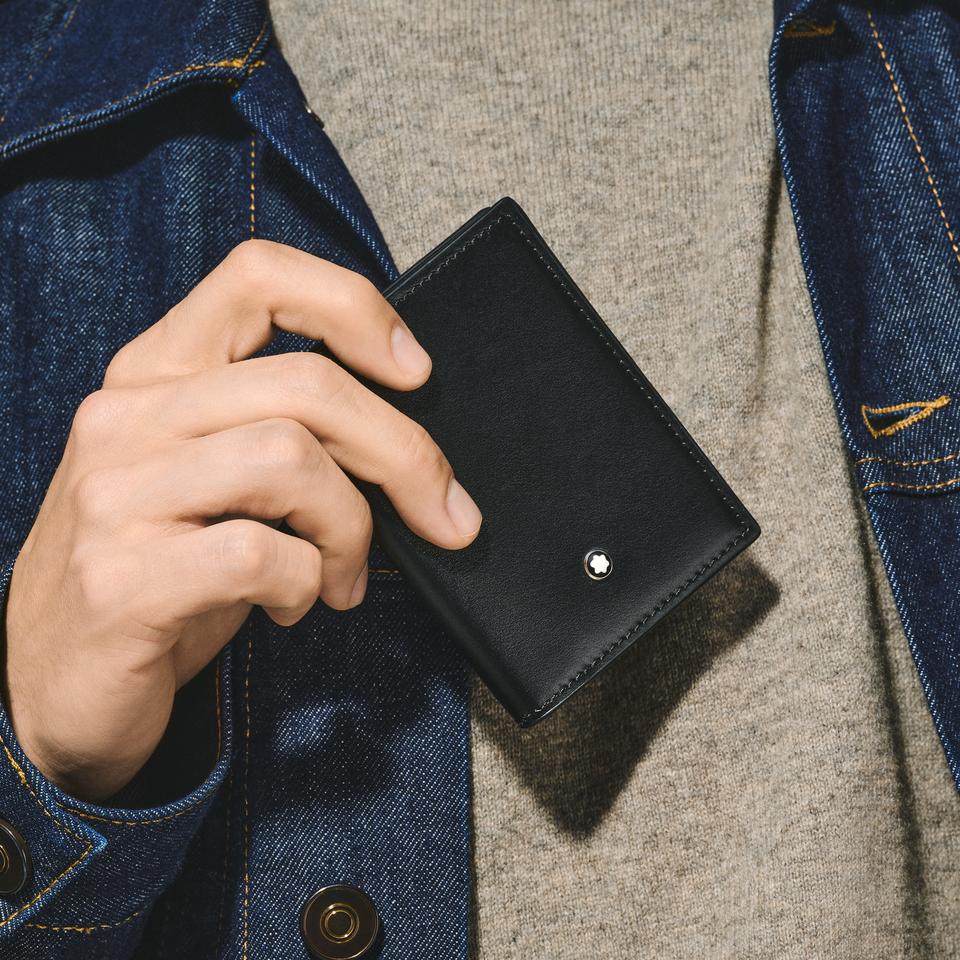 Mini Wallet 4cc in Sartorial Leather - 2