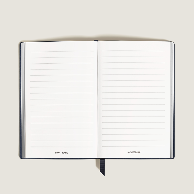 Large Notebook, Saffiano Leather, Blue – Lined Pages - 1