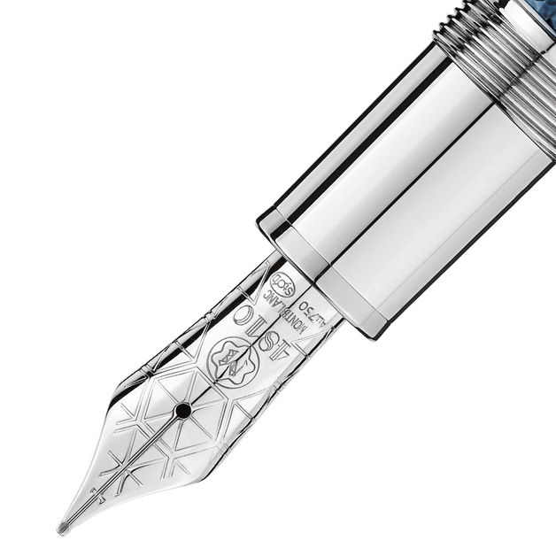Meisterst&uuml;ck Solitaire Blue Hour LeGrand Fountain Pen - 2