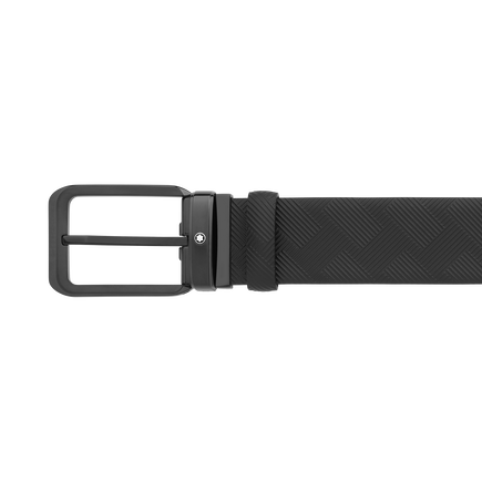 Rectangular 35&nbsp;mm Reversible Belt in Extreme Leather