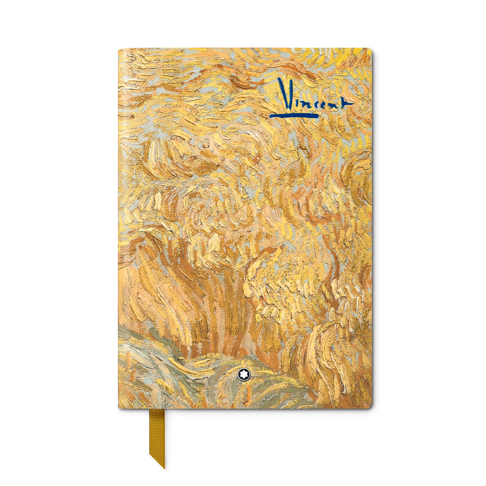 Notebook #146 small, Homage to Vincent Van Gogh, Yellow - Lined - 1