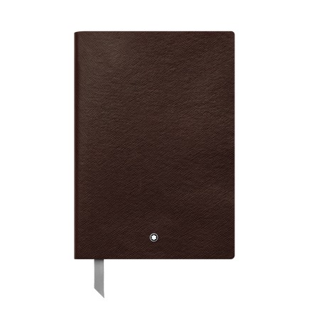 Medium Notebook in Sartorial Leather, Lined Pages