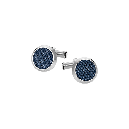 Meisterst&uuml;ck Cufflinks with Patterned Lacquer Inlay