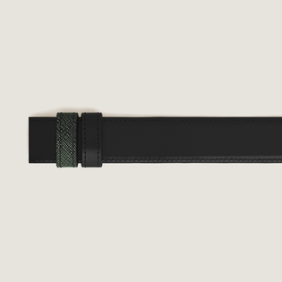 Tweed khaki Sartorial/black Meisterst&uuml;ck 30mm reversible leather strap