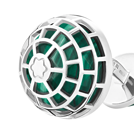 Montblanc Meisterst&uuml;ck Cufflinks with Malachite stone