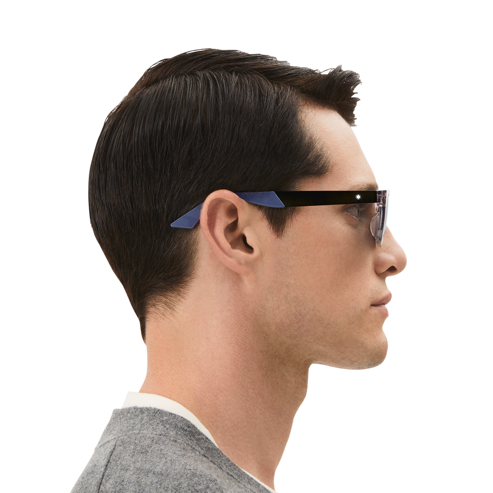 Rectangular Sunglasses with Grey Coloured Acetate Frame - 7