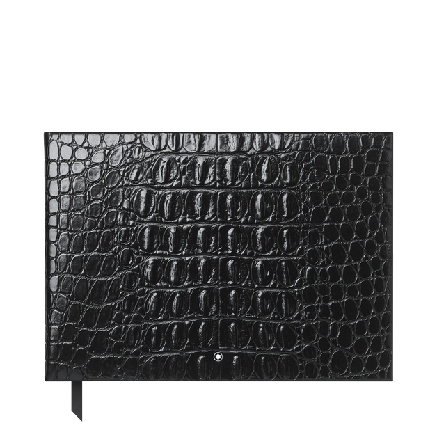 Guest Book Croco Print, Black - 1