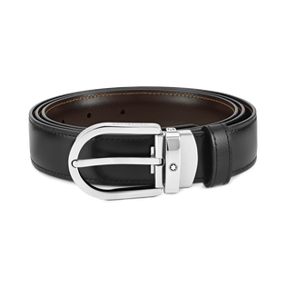 Horseshoe 30&nbsp;mm Reversible Belt in Leather