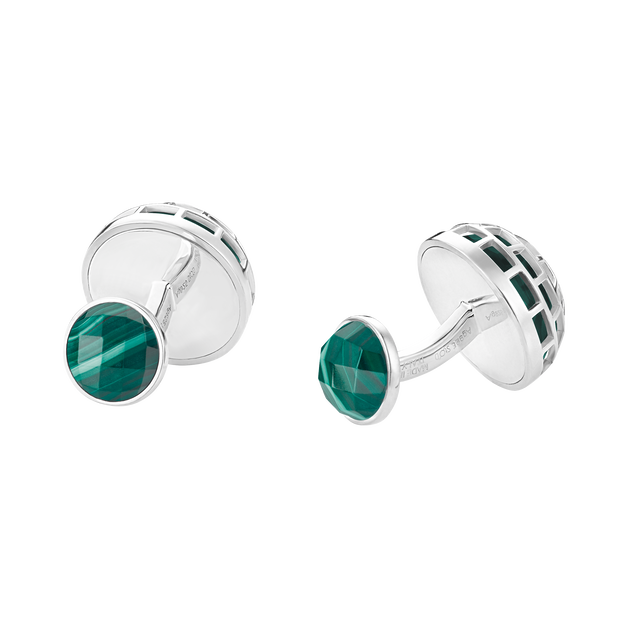 Montblanc Meisterstück Cufflinks with Malachite stone - 4