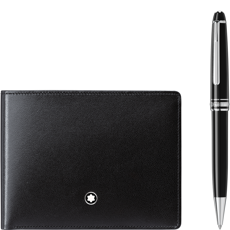 Set with Meisterst&uuml;ck Platinum Classique Ballpoint Pen and Meisterst&uuml;ck Wallet 6CC - 2