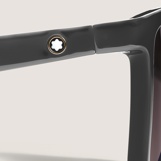 Squared Injected Black Frame Sunglasses