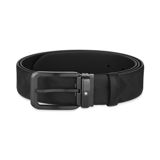 Rectangular 35&nbsp;mm Reversible Belt in Extreme Leather