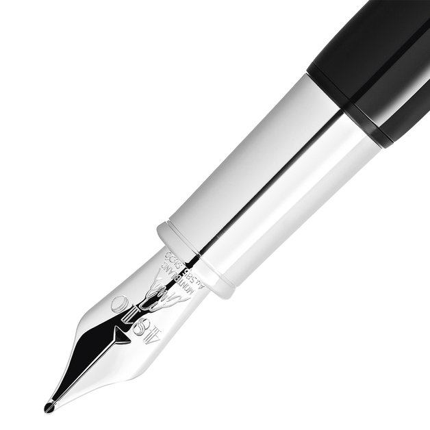 Montblanc Heritage Rouge et Noir "Baby" Special Edition Black Fountain Pen F - 3