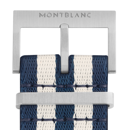 Blue & White Nylon Strap
