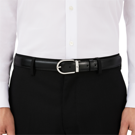 Horseshoe 30&nbsp;mm Reversible Belt in Leather