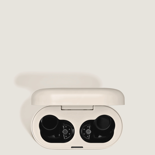 Ivory colour Charging Case for Montblanc MTB 03 In-Ear Headphones