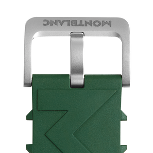 Green Rubber Strap with Logo