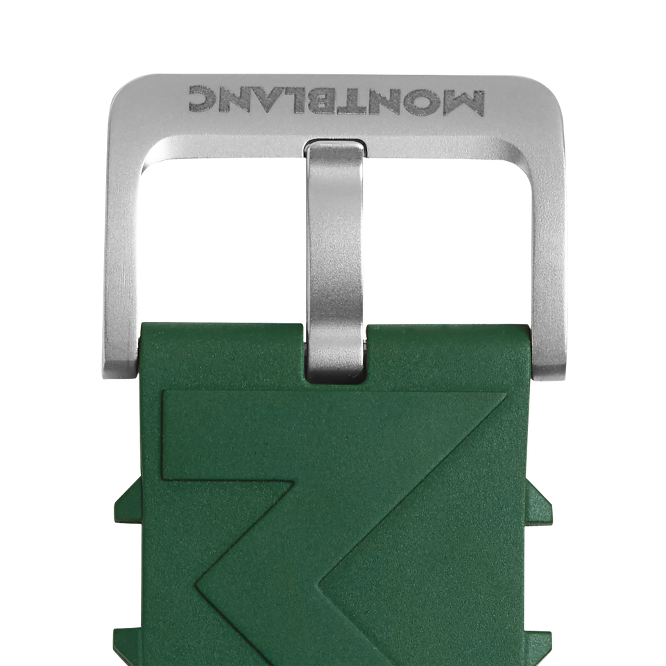 Green Rubber Strap with Logo - 2
