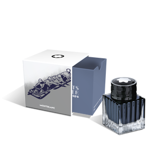 Ink bottle, Meisterst&uuml;ck x Olympic Heritage Chamonix 1924, Blue &ndash; 50&nbsp;ml
