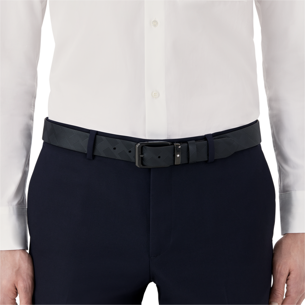 Rectangular 35&nbsp;mm Reversible Belt in Extreme Leather - 5