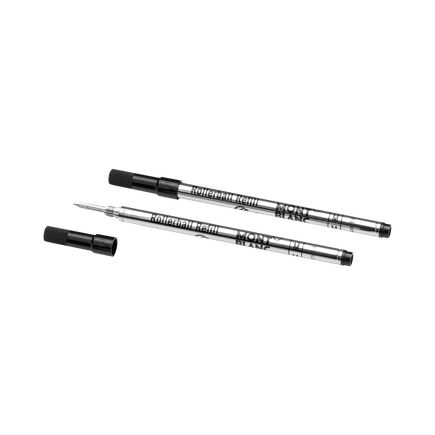 2 Rollerball Refills, Mystery Black - Fine